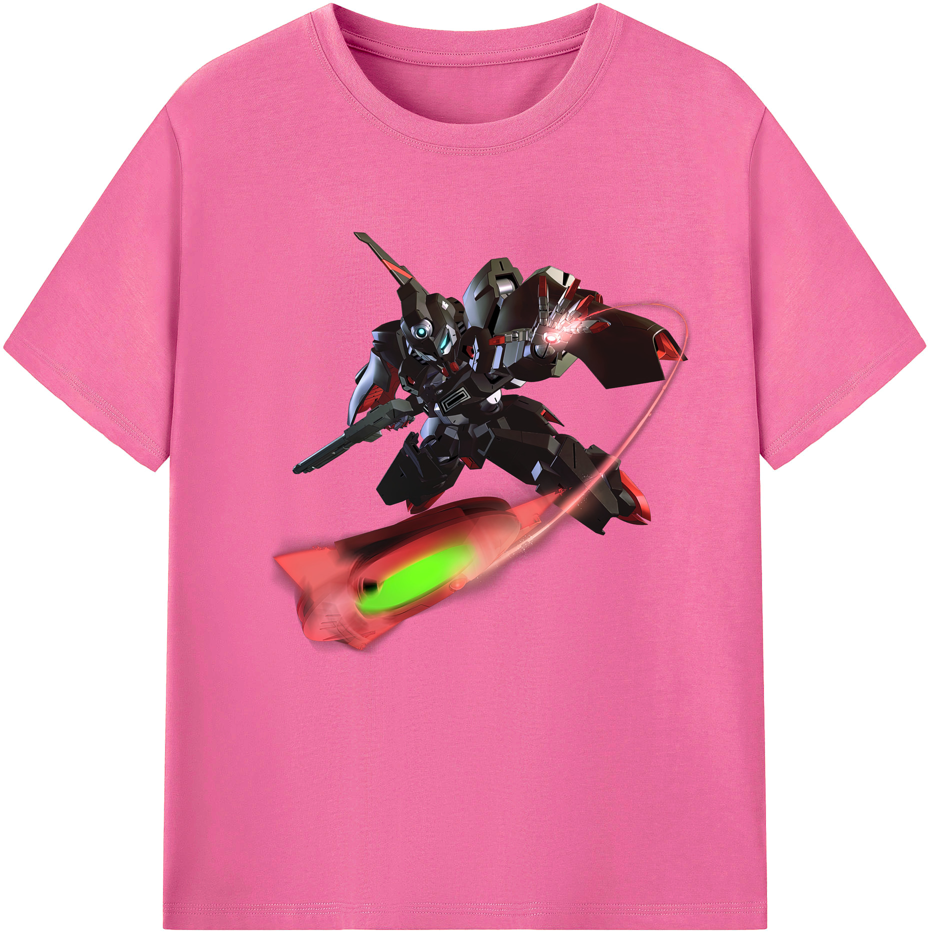 （画像用） 機動戦士ガンダム Mobile Suit Gundam レディースカジュアルプリントTシャツ（綿100％）
